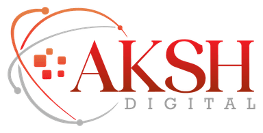 AKSH DIGITAL Logo
